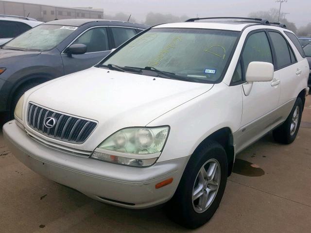 JTJGF10UX20148274 - 2002 LEXUS RX 300 BLUE photo 2