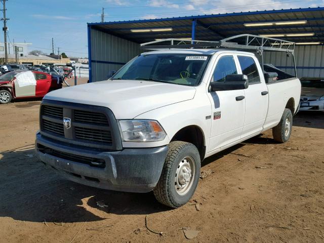 3C6TD5HT2CG246035 - 2012 DODGE RAM 2500 S WHITE photo 2