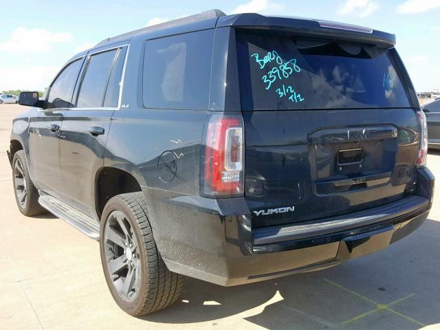 1GKS1AKC0FR637319 - 2015 GMC YUKON SLE BLACK photo 3