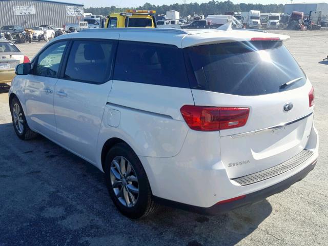 KNDMB5C15K6531367 - 2019 KIA SEDONA LX WHITE photo 3