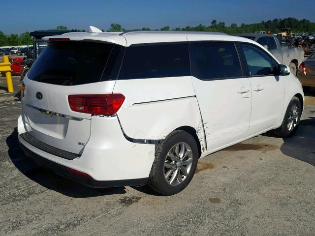 KNDMB5C15K6531367 - 2019 KIA SEDONA LX WHITE photo 4