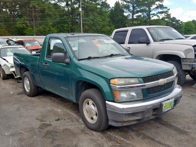 1GCCS146748170925 - 2004 CHEVROLET COLORADO GREEN photo 1