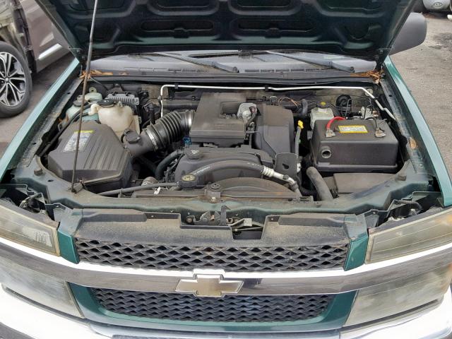 1GCCS146748170925 - 2004 CHEVROLET COLORADO GREEN photo 7