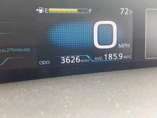 JTDKARFPXJ3094189 - 2018 TOYOTA PRIUS PRIM 红色 照片 8