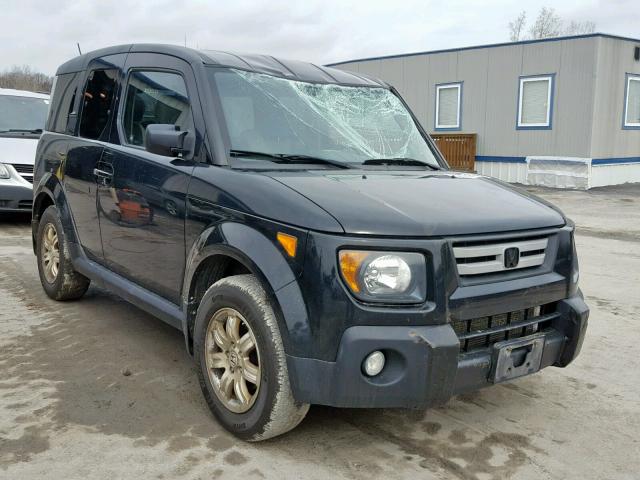 5J6YH28787L015082 - 2007 HONDA ELEMENT EX BLACK photo 1