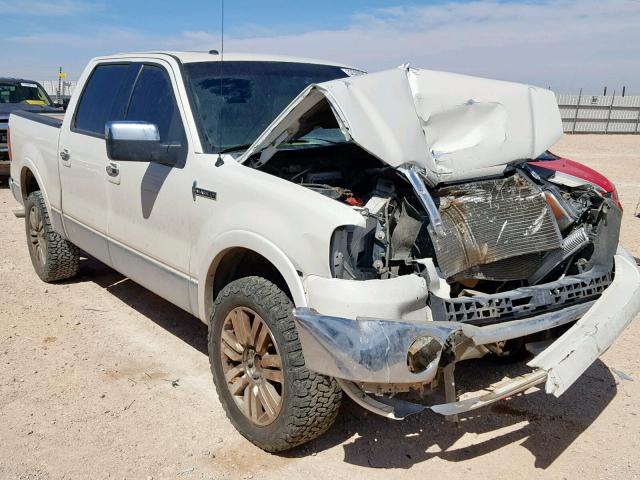 5LTPW18596FJ22927 - 2006 LINCOLN MARK LT WHITE photo 1