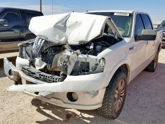 5LTPW18596FJ22927 - 2006 LINCOLN MARK LT WHITE photo 2