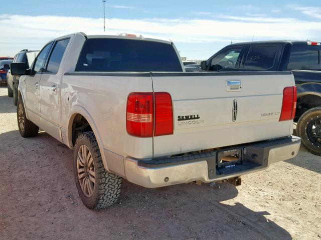 5LTPW18596FJ22927 - 2006 LINCOLN MARK LT WHITE photo 3