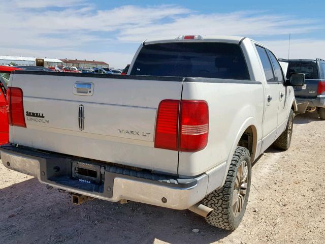 5LTPW18596FJ22927 - 2006 LINCOLN MARK LT WHITE photo 4