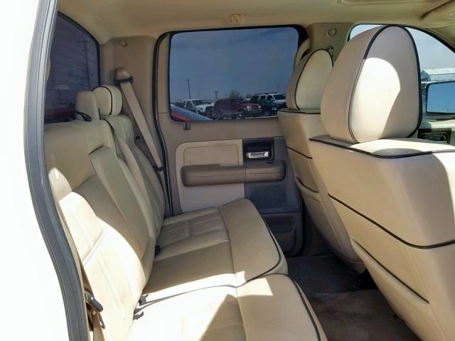 5LTPW18596FJ22927 - 2006 LINCOLN MARK LT WHITE photo 6