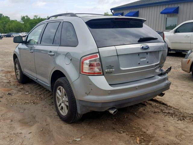 2FMDK38CX7BB59365 - 2007 FORD EDGE SEL SILVER photo 3