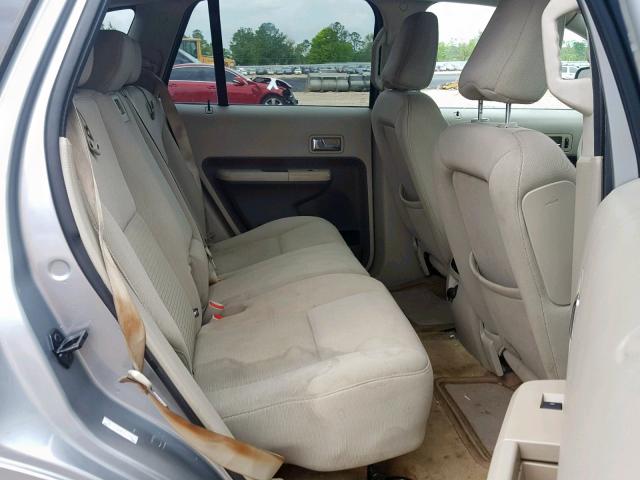 2FMDK38CX7BB59365 - 2007 FORD EDGE SEL SILVER photo 6