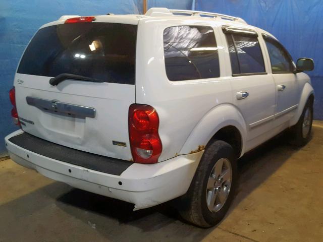 1D8HB58N68F139666 - 2008 DODGE DURANGO LI WHITE photo 4