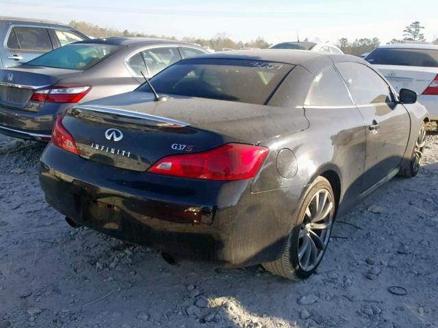 JNKCV66E89M723667 - 2009 INFINITI G37 BASE BLACK photo 4