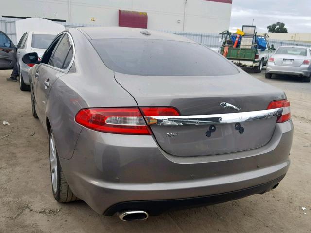 SAJWA05B59HR46774 - 2009 JAGUAR XF LUXURY GRAY photo 3