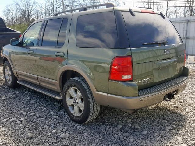 1FMDU74W13ZB47601 - 2003 FORD EXPLORER E GREEN photo 3