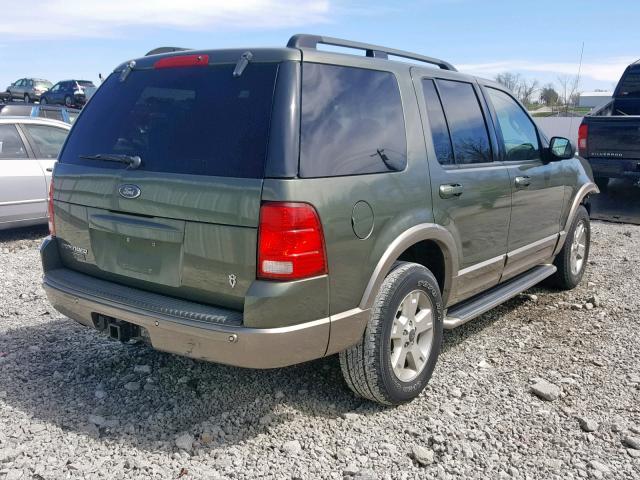 1FMDU74W13ZB47601 - 2003 FORD EXPLORER E GREEN photo 4