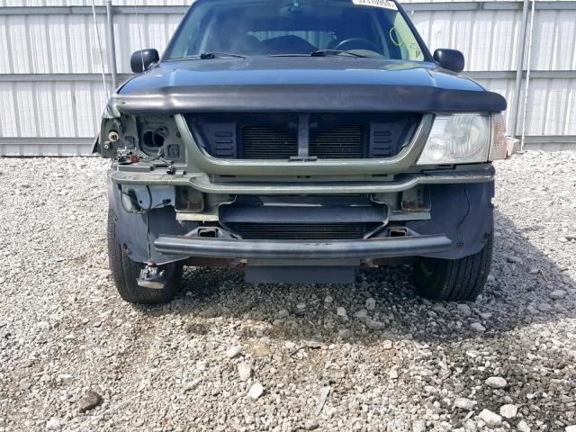 1FMDU74W13ZB47601 - 2003 FORD EXPLORER E GREEN photo 9