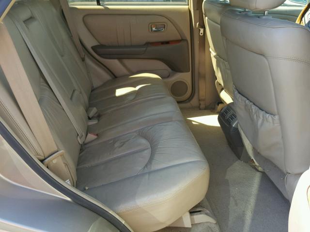 JTJGF10U920121616 - 2002 LEXUS RX 300 GOLD photo 6