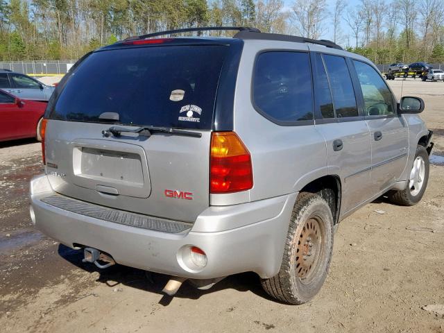 1GKDT13S362262768 - 2006 GMC ENVOY SILVER photo 4