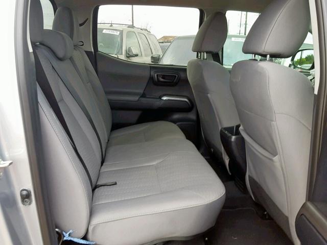 5TFAZ5CN6JX064194 - 2018 TOYOTA TACOMA DOU GRAY photo 6