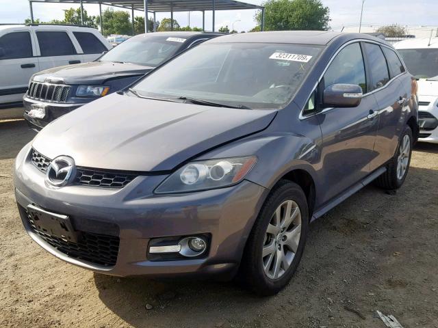 JM3ER29L690228173 - 2009 MAZDA CX-7 GRAY photo 2