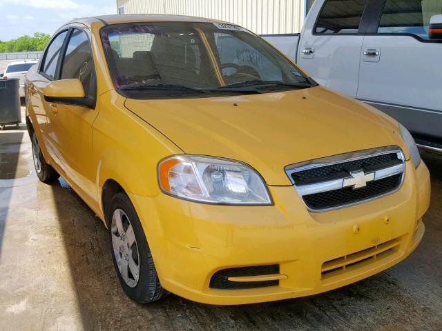 KL1TD5DE0BB155313 - 2011 CHEVROLET AVEO LS YELLOW photo 1