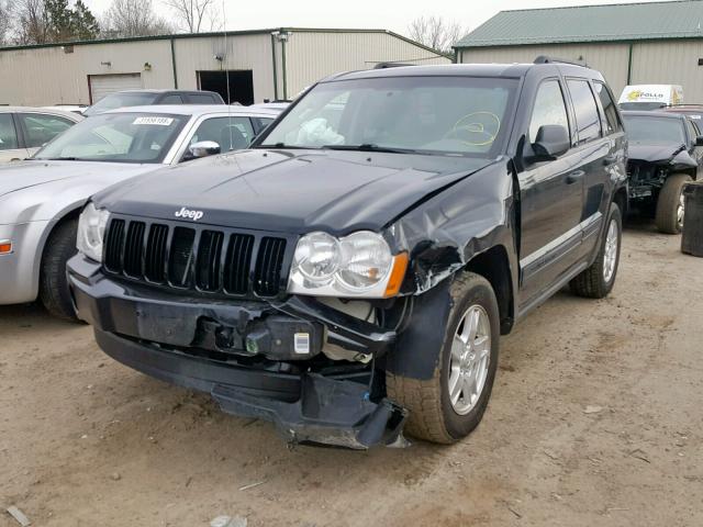 1J4GR48K76C113575 - 2006 JEEP GRAND CHER BLACK photo 2