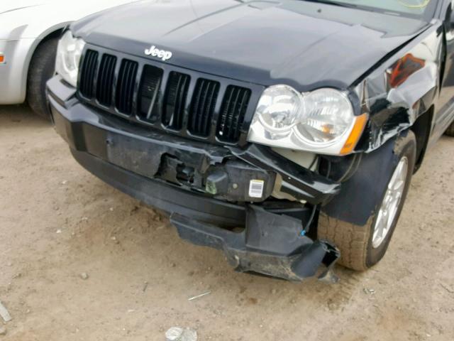 1J4GR48K76C113575 - 2006 JEEP GRAND CHER BLACK photo 9