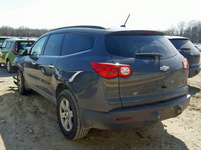 1GNKRGED2BJ219887 - 2011 CHEVROLET TRAVERSE L GRAY photo 3