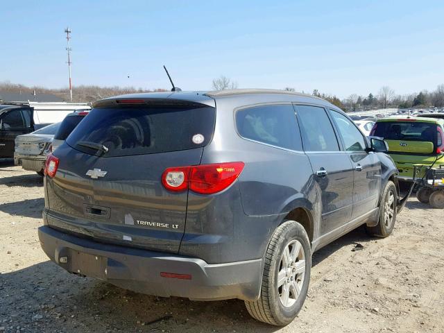 1GNKRGED2BJ219887 - 2011 CHEVROLET TRAVERSE L GRAY photo 4