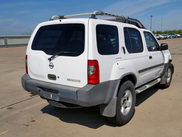 5N1ED28T94C650918 - 2004 NISSAN XTERRA XE WHITE photo 4