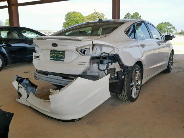 3FA6P0K97DR288774 - 2013 FORD FUSION TIT WHITE photo 4