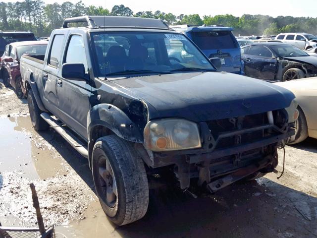 1N6ED29X52C362345 - 2002 NISSAN FRONTIER C BLACK photo 1