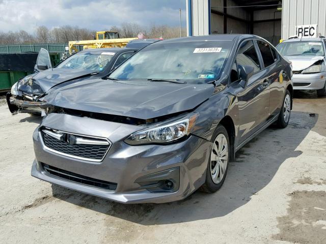 4S3GKAA62J1603657 - 2018 SUBARU IMPREZA GRAY photo 2