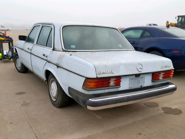 12312310120938 - 1979 MERCEDES-BENZ 240D BLUE photo 3