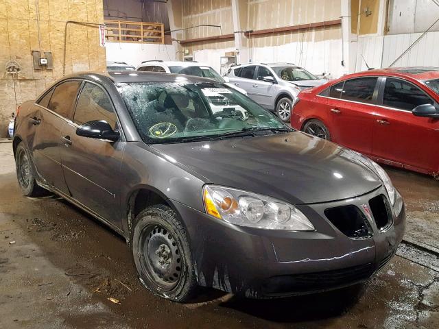 1G2ZF55B064238658 - 2006 PONTIAC G6 SE GRAY photo 1