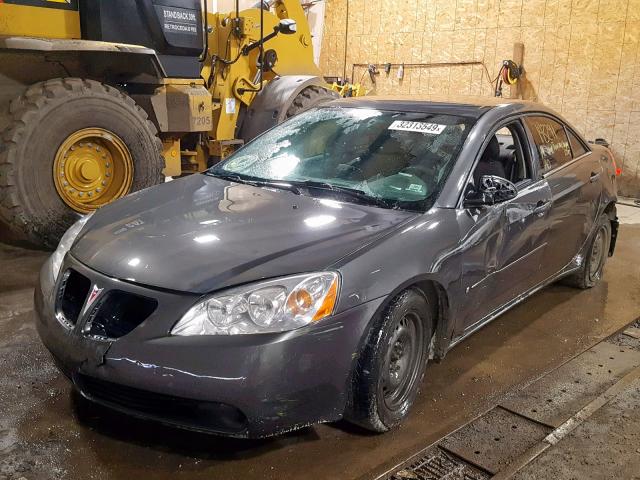 1G2ZF55B064238658 - 2006 PONTIAC G6 SE GRAY photo 2