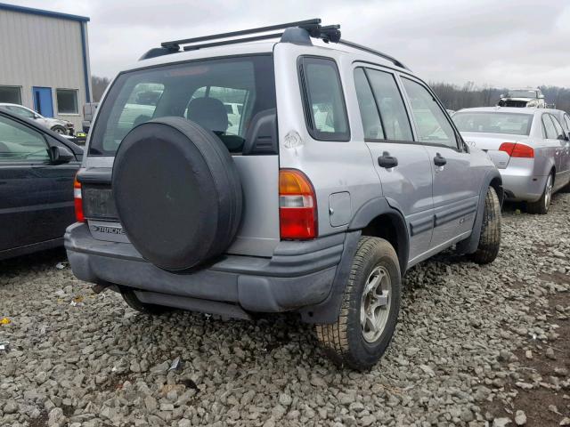 2CNBJ734016936492 - 2001 CHEVROLET TRACKER ZR GRAY photo 4