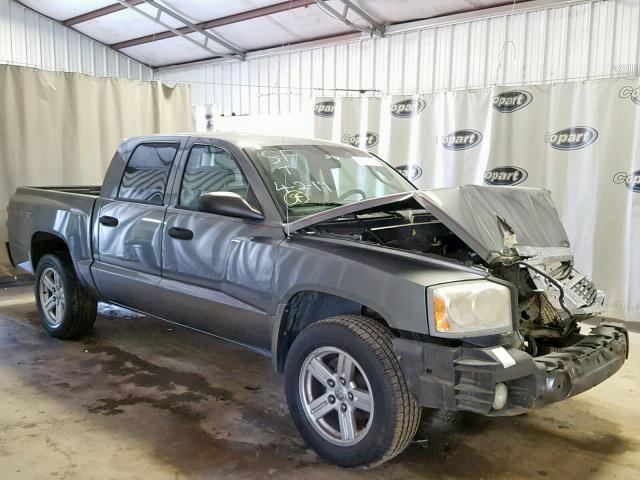 1D7HE28K57S263160 - 2007 DODGE DAKOTA QUA GRAY photo 1