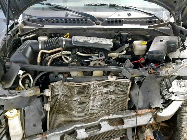 1D7HE28K57S263160 - 2007 DODGE DAKOTA QUA GRAY photo 7