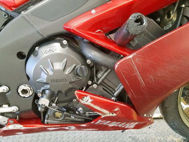 JYARN20Y98A003006 - 2008 YAMAHA YZFR1 RED photo 5