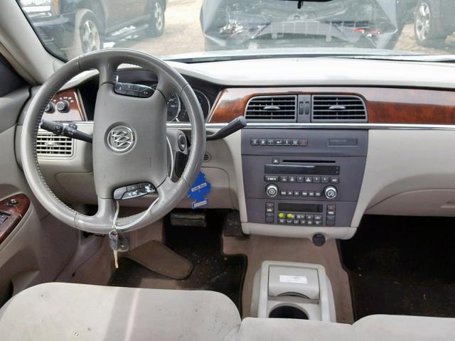 2G4WC582491209520 - 2009 BUICK LACROSSE C SILVER photo 9