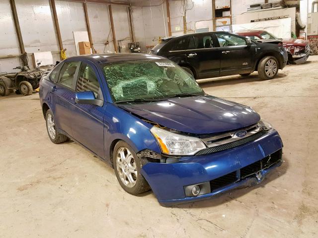 1FAHP36N29W218864 - 2009 FORD FOCUS SES BLUE photo 1