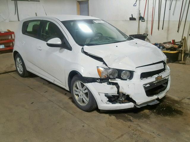 1G1JA6SHXC4140635 - 2012 CHEVROLET SONIC LS WHITE photo 1