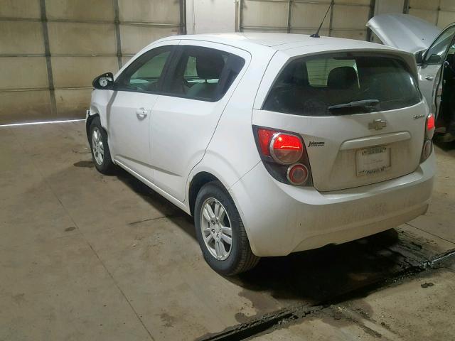 1G1JA6SHXC4140635 - 2012 CHEVROLET SONIC LS WHITE photo 3