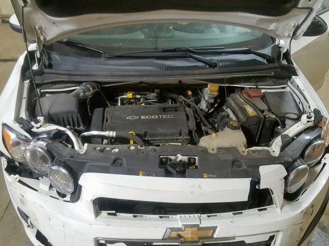 1G1JA6SHXC4140635 - 2012 CHEVROLET SONIC LS WHITE photo 7