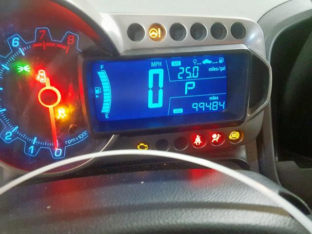 1G1JA6SHXC4140635 - 2012 CHEVROLET SONIC LS WHITE photo 8