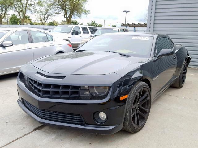 2G1FK1EJ9D9158935 - 2013 CHEVROLET CAMARO 2SS BLACK photo 2