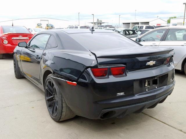 2G1FK1EJ9D9158935 - 2013 CHEVROLET CAMARO 2SS BLACK photo 3